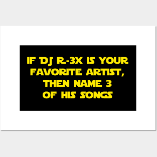 Oga's - DJ R-3X Posters and Art